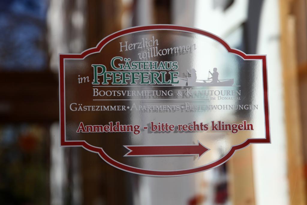 Gaestehaus Pfefferle Hotel Garni Und Ferienwohnungen Сигмаринген Екстериор снимка